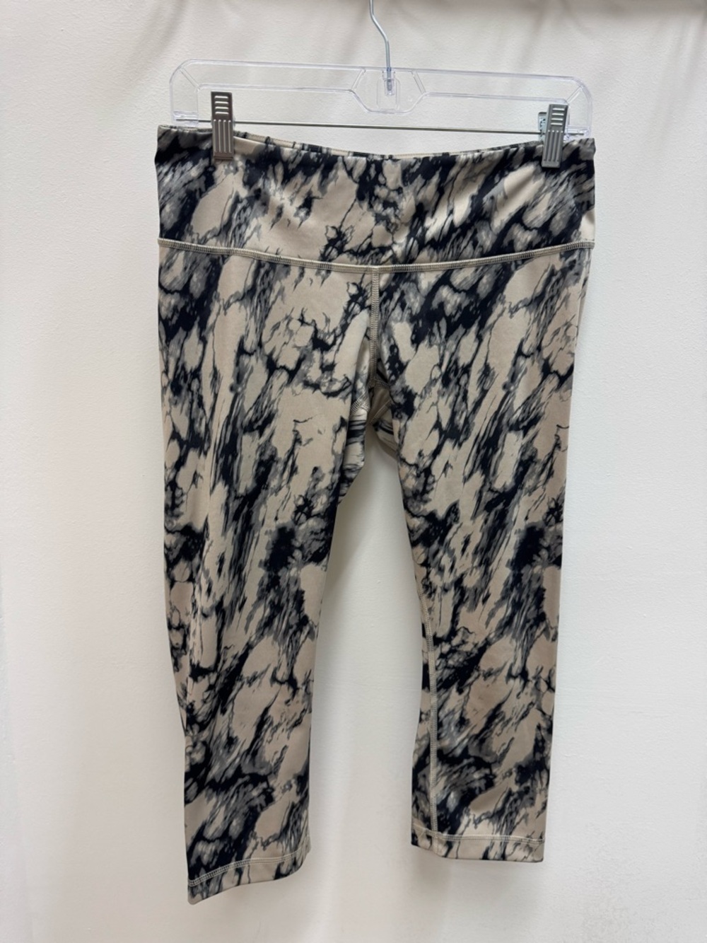 lululemon athletica Wunder Under Crop Leggings - Black & Cream